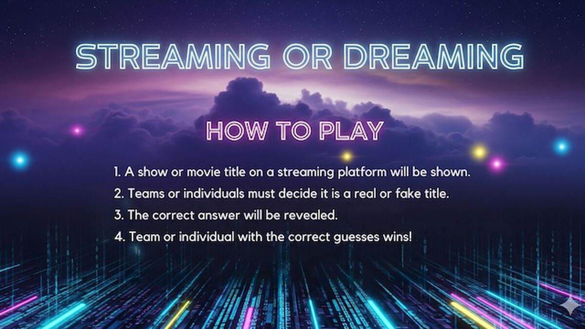 Streaming or Dreaming image number null